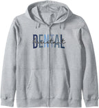 Funny Certified Dental Assistant Dental Hygienist Dentistry Zip Hoodie